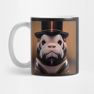 pug in a suit 03 Mug